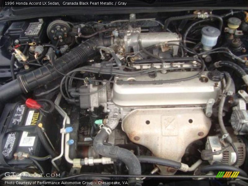 Granada Black Pearl Metallic / Gray 1996 Honda Accord LX Sedan