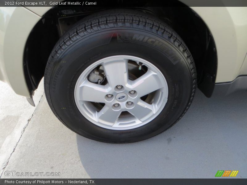 Gold Leaf Metallic / Camel 2012 Ford Escape XLT