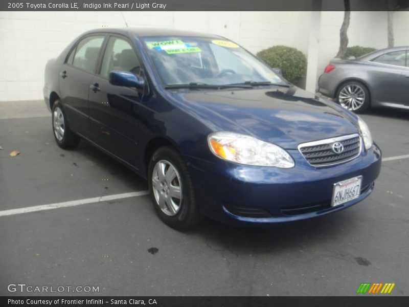 Indigo Ink Pearl / Light Gray 2005 Toyota Corolla LE