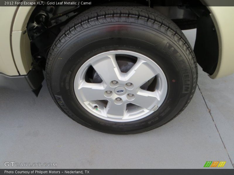 Gold Leaf Metallic / Camel 2012 Ford Escape XLT