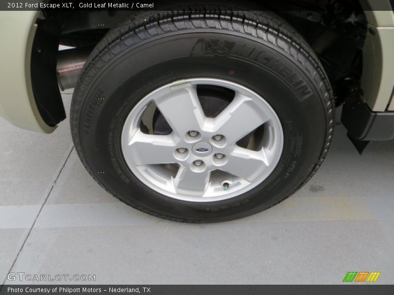 Gold Leaf Metallic / Camel 2012 Ford Escape XLT