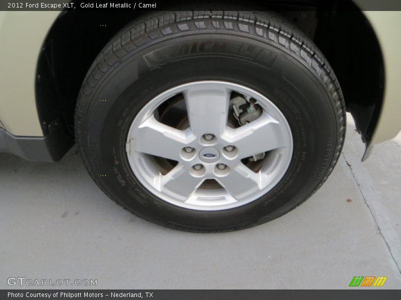 Gold Leaf Metallic / Camel 2012 Ford Escape XLT