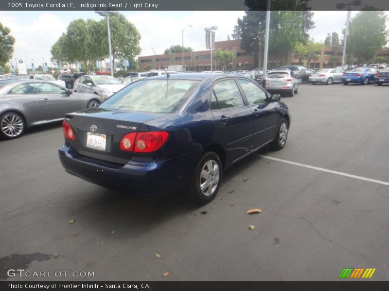 Indigo Ink Pearl / Light Gray 2005 Toyota Corolla LE