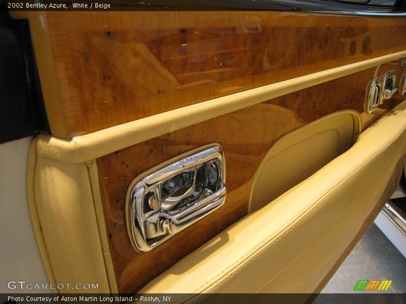 White / Beige 2002 Bentley Azure