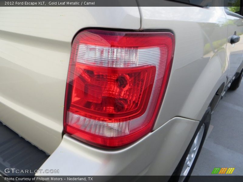 Gold Leaf Metallic / Camel 2012 Ford Escape XLT