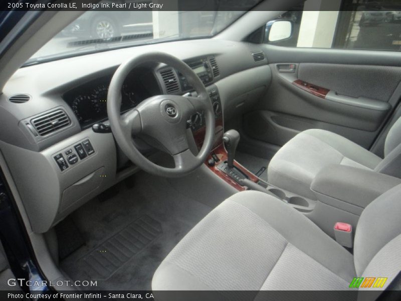 Indigo Ink Pearl / Light Gray 2005 Toyota Corolla LE