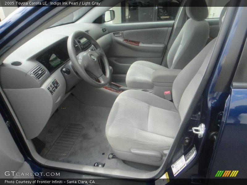 Indigo Ink Pearl / Light Gray 2005 Toyota Corolla LE