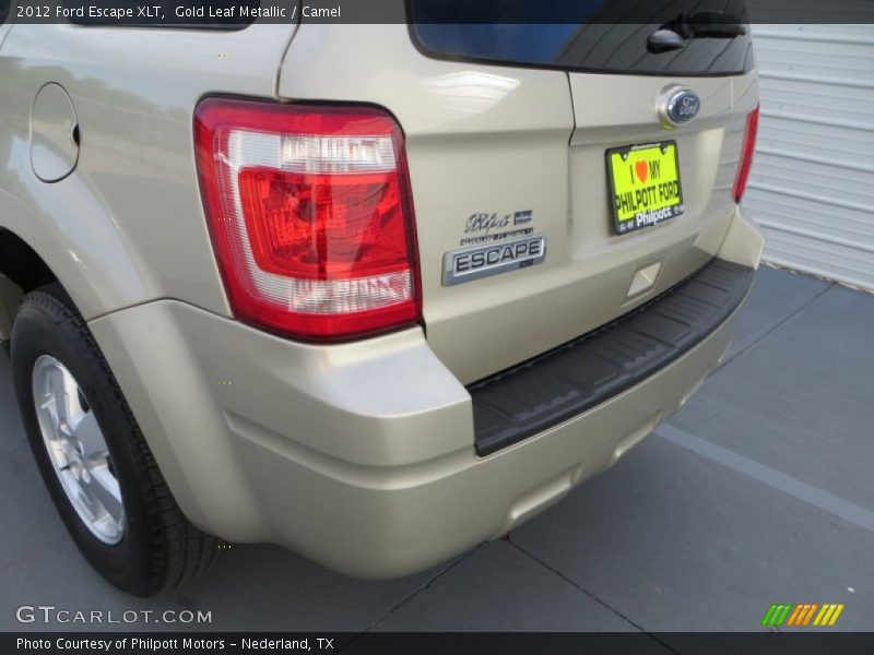 Gold Leaf Metallic / Camel 2012 Ford Escape XLT