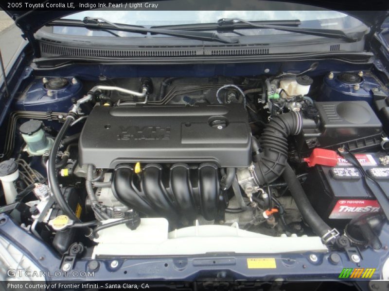 Indigo Ink Pearl / Light Gray 2005 Toyota Corolla LE