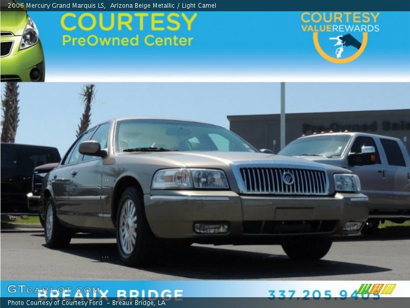 Arizona Beige Metallic / Light Camel 2006 Mercury Grand Marquis LS
