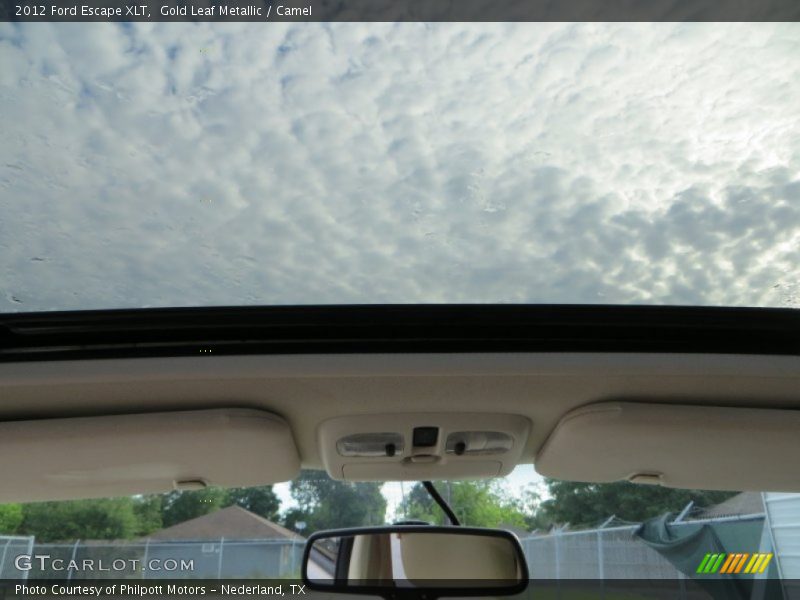 Gold Leaf Metallic / Camel 2012 Ford Escape XLT