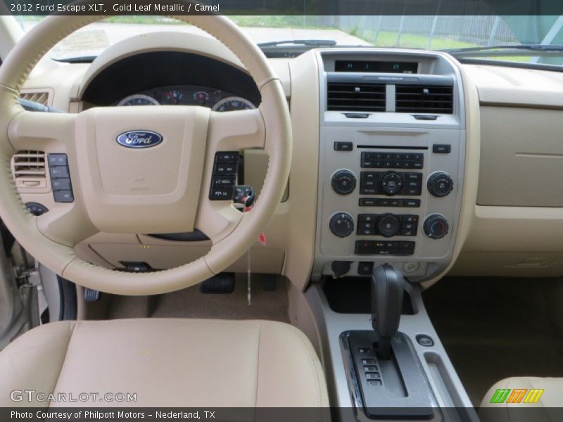 Gold Leaf Metallic / Camel 2012 Ford Escape XLT