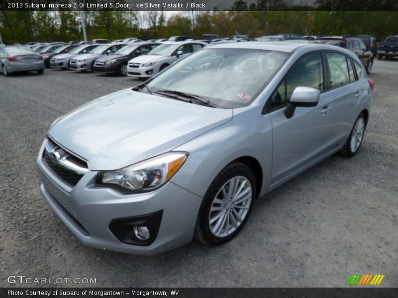 Ice Silver Metallic / Black 2013 Subaru Impreza 2.0i Limited 5 Door