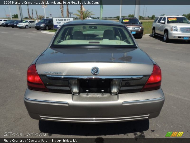 Arizona Beige Metallic / Light Camel 2006 Mercury Grand Marquis LS