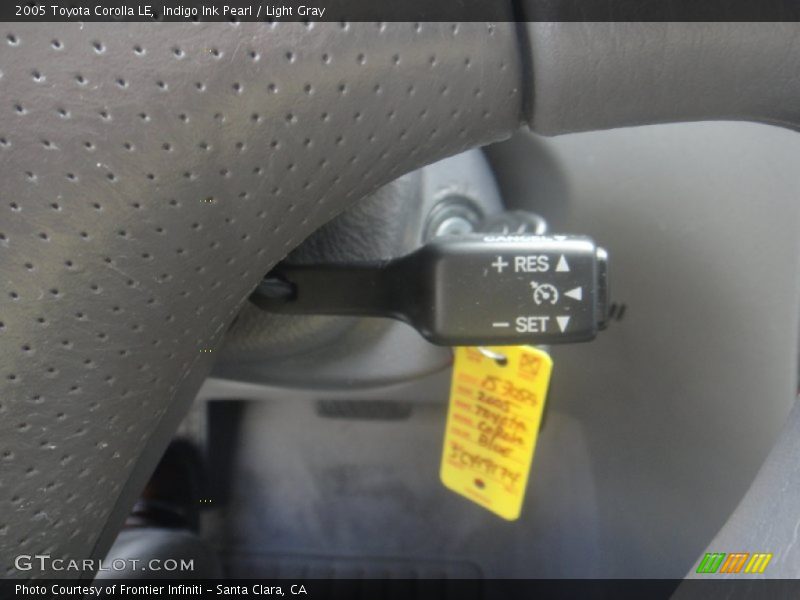Indigo Ink Pearl / Light Gray 2005 Toyota Corolla LE