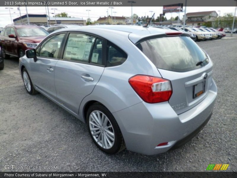 Ice Silver Metallic / Black 2013 Subaru Impreza 2.0i Limited 5 Door