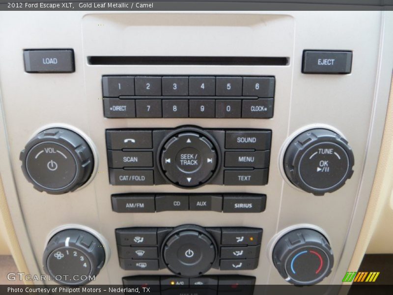 Gold Leaf Metallic / Camel 2012 Ford Escape XLT