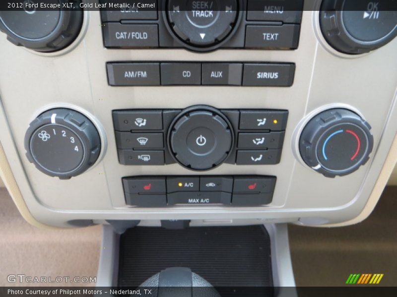 Gold Leaf Metallic / Camel 2012 Ford Escape XLT