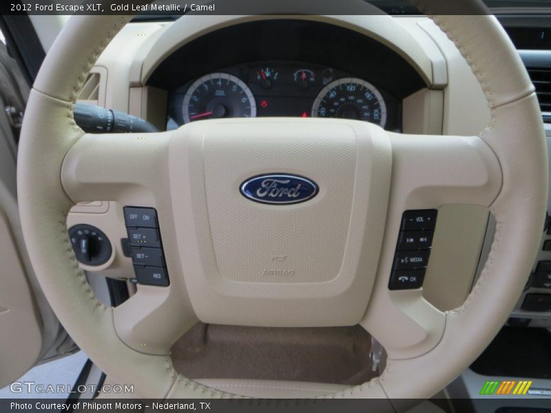 Gold Leaf Metallic / Camel 2012 Ford Escape XLT