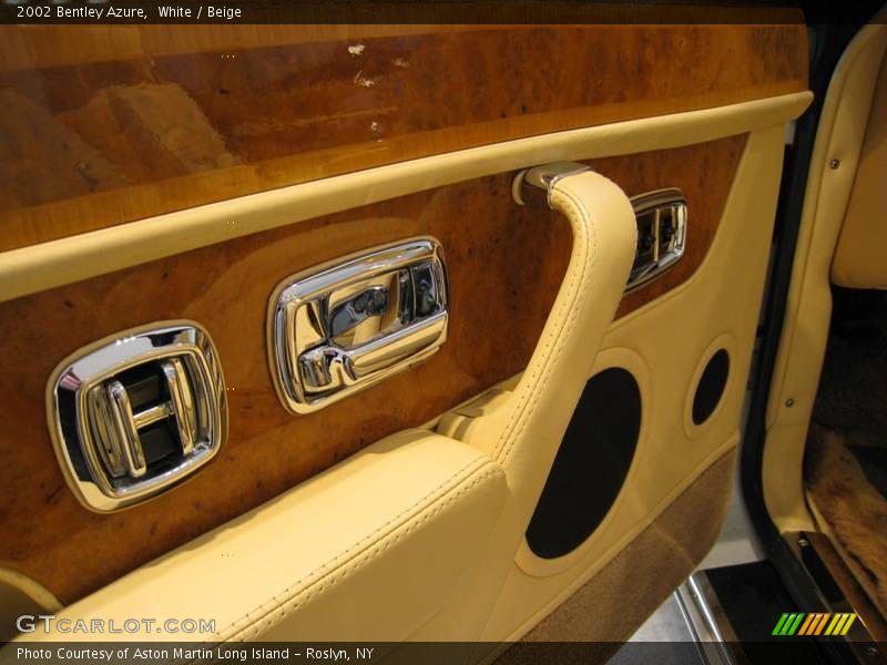 White / Beige 2002 Bentley Azure