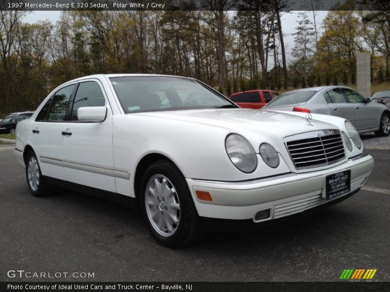 Polar White / Grey 1997 Mercedes-Benz E 320 Sedan