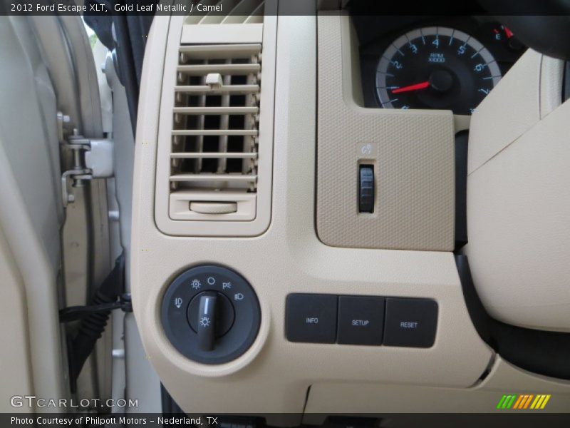 Gold Leaf Metallic / Camel 2012 Ford Escape XLT