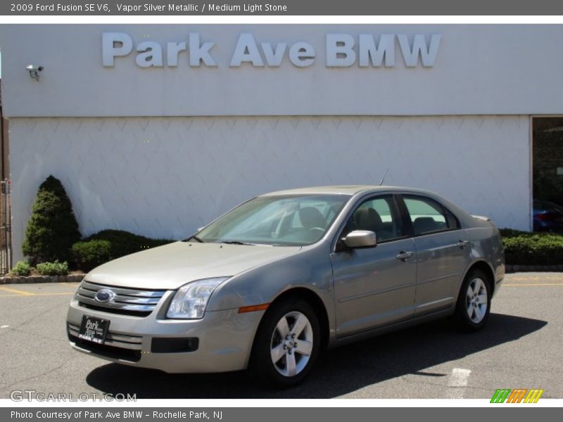 Vapor Silver Metallic / Medium Light Stone 2009 Ford Fusion SE V6