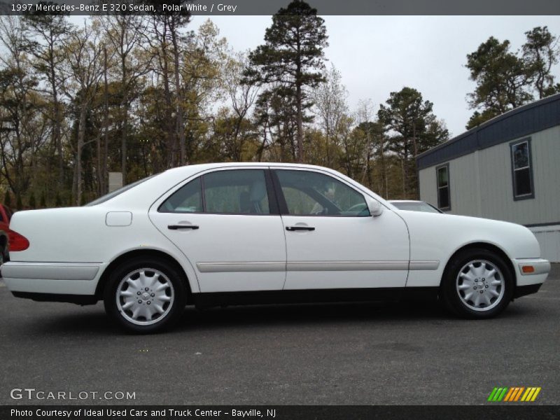 Polar White / Grey 1997 Mercedes-Benz E 320 Sedan