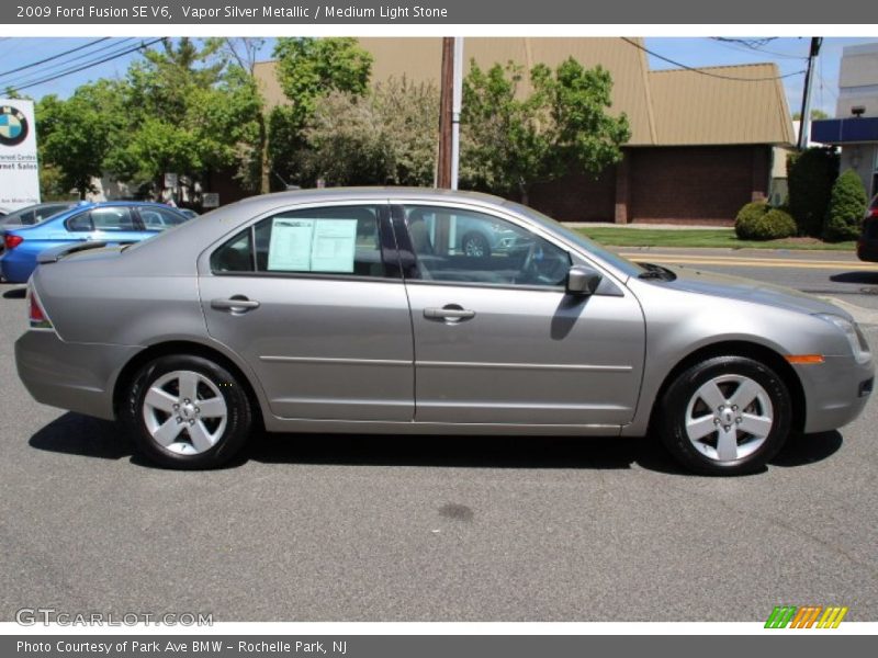 Vapor Silver Metallic / Medium Light Stone 2009 Ford Fusion SE V6