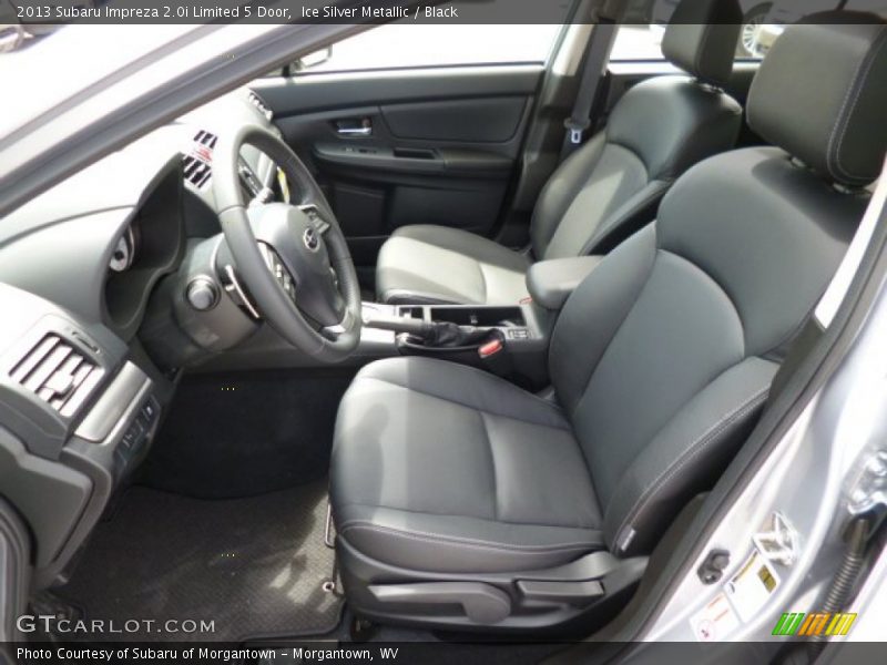 Ice Silver Metallic / Black 2013 Subaru Impreza 2.0i Limited 5 Door