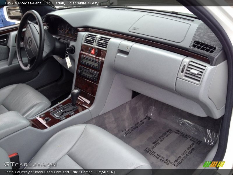 Polar White / Grey 1997 Mercedes-Benz E 320 Sedan
