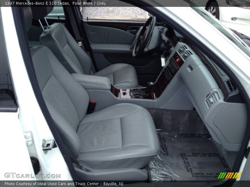 Polar White / Grey 1997 Mercedes-Benz E 320 Sedan