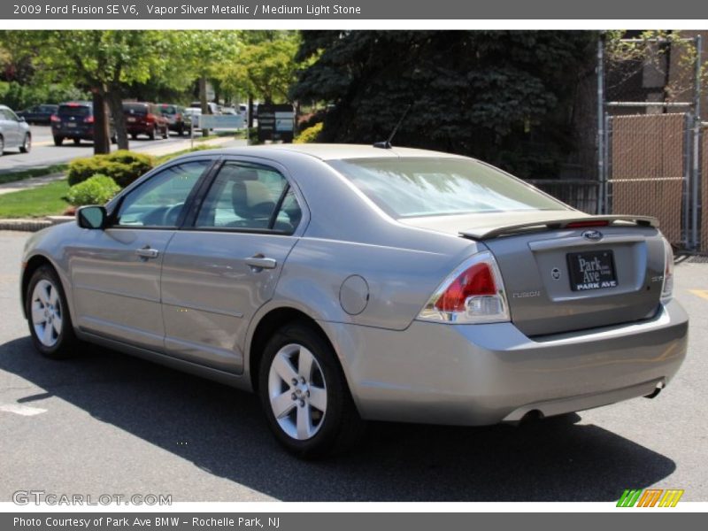 Vapor Silver Metallic / Medium Light Stone 2009 Ford Fusion SE V6