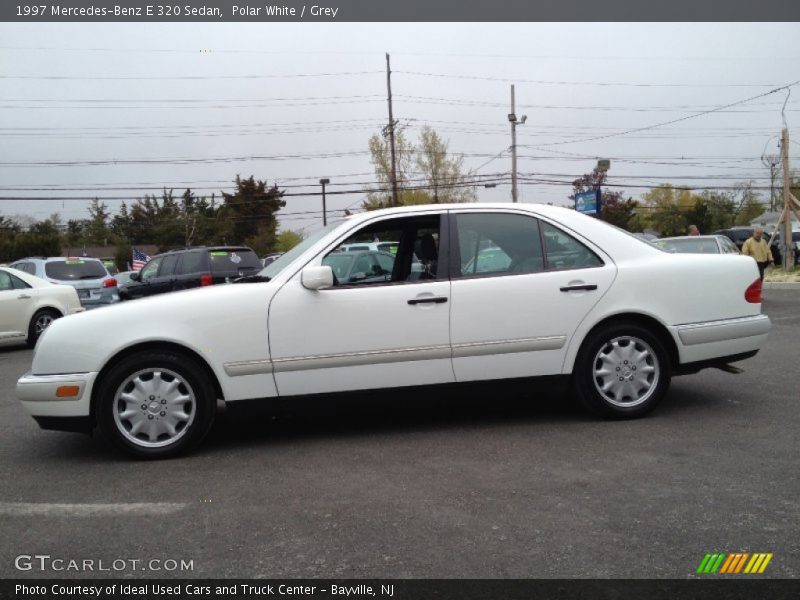 Polar White / Grey 1997 Mercedes-Benz E 320 Sedan