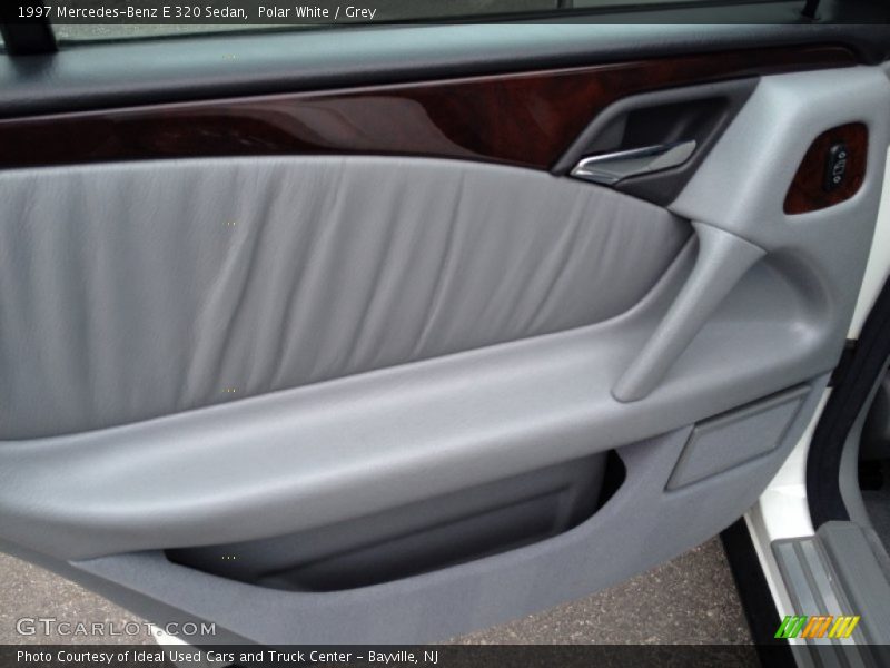 Polar White / Grey 1997 Mercedes-Benz E 320 Sedan