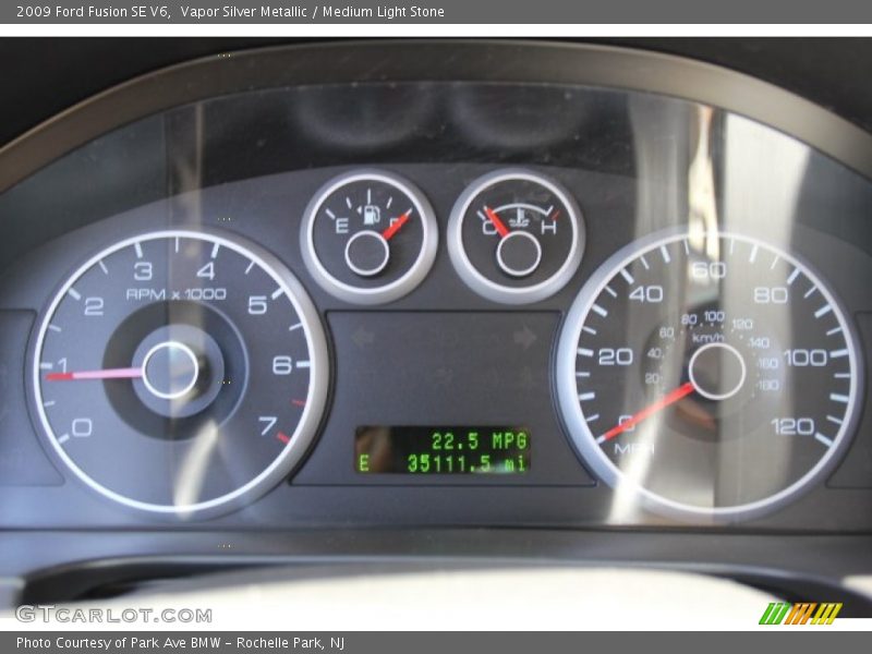 Vapor Silver Metallic / Medium Light Stone 2009 Ford Fusion SE V6