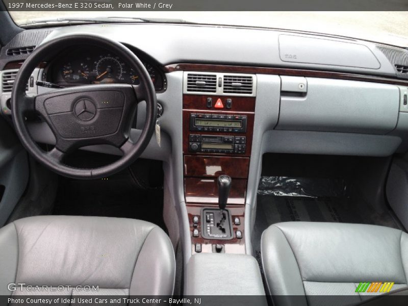 Polar White / Grey 1997 Mercedes-Benz E 320 Sedan