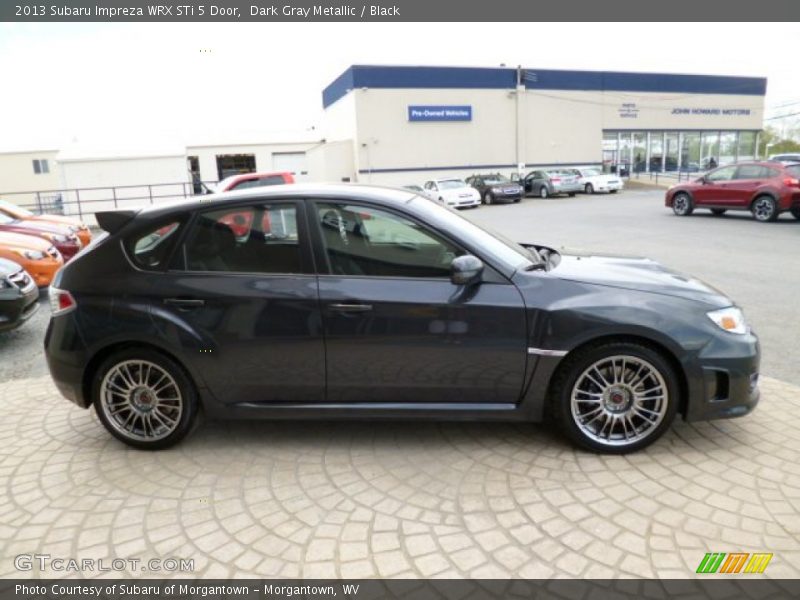 Dark Gray Metallic / Black 2013 Subaru Impreza WRX STi 5 Door