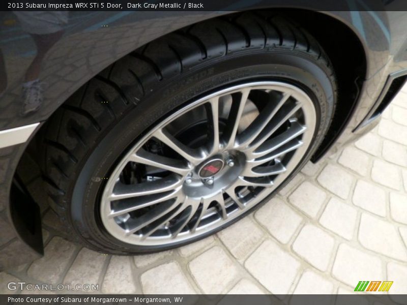 Dark Gray Metallic / Black 2013 Subaru Impreza WRX STi 5 Door