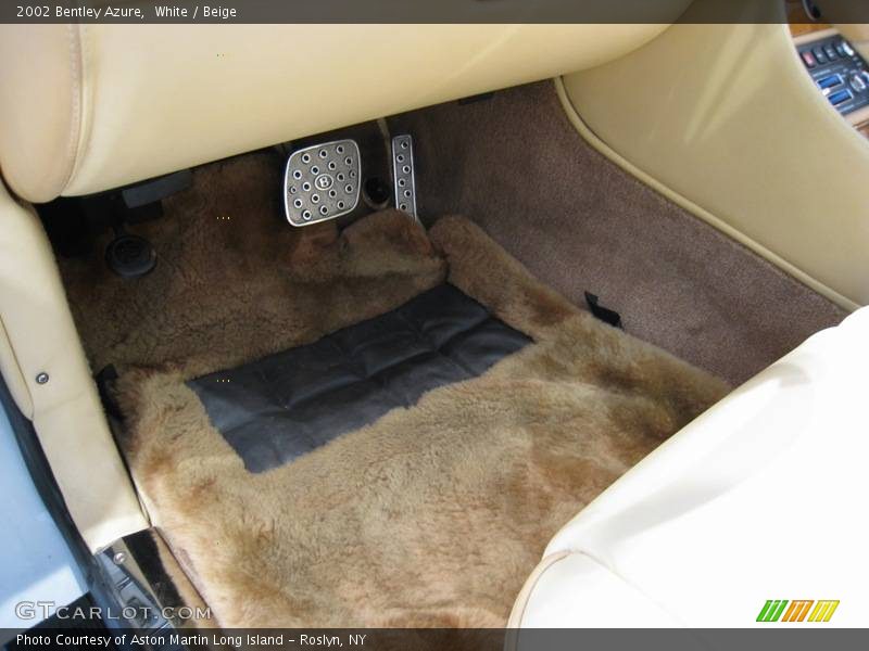 White / Beige 2002 Bentley Azure