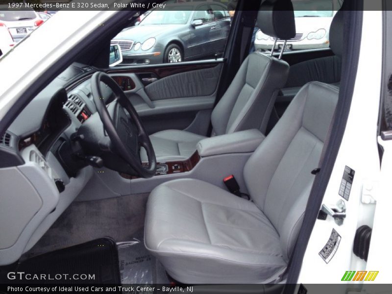 Polar White / Grey 1997 Mercedes-Benz E 320 Sedan