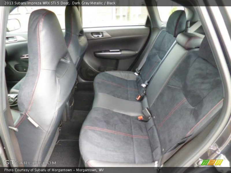 Rear Seat of 2013 Impreza WRX STi 5 Door