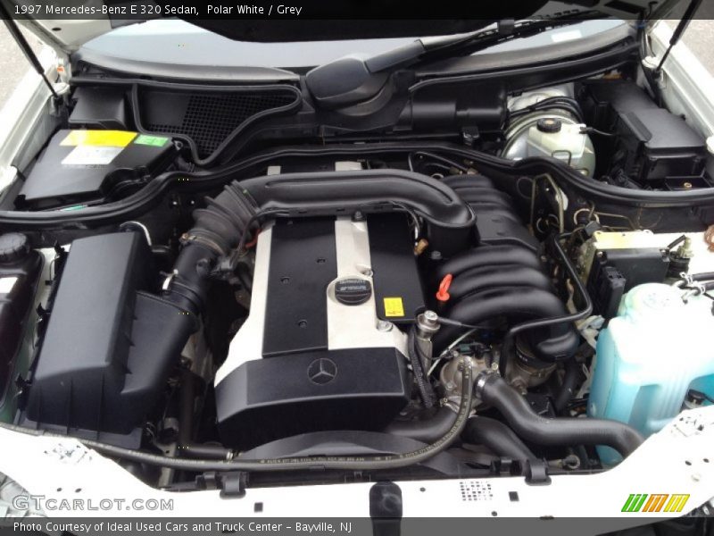 Polar White / Grey 1997 Mercedes-Benz E 320 Sedan