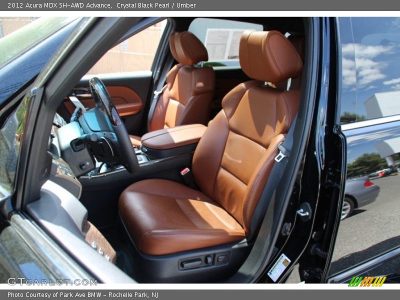 Front Seat of 2012 MDX SH-AWD Advance