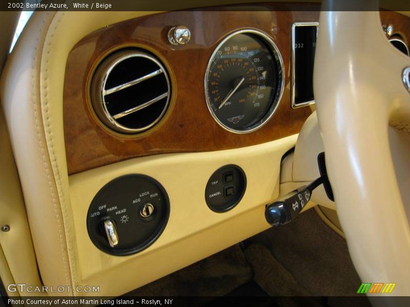 White / Beige 2002 Bentley Azure