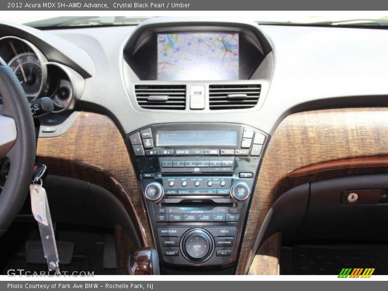 Crystal Black Pearl / Umber 2012 Acura MDX SH-AWD Advance