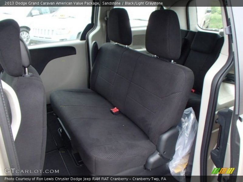 Sandstone / Black/Light Graystone 2013 Dodge Grand Caravan American Value Package