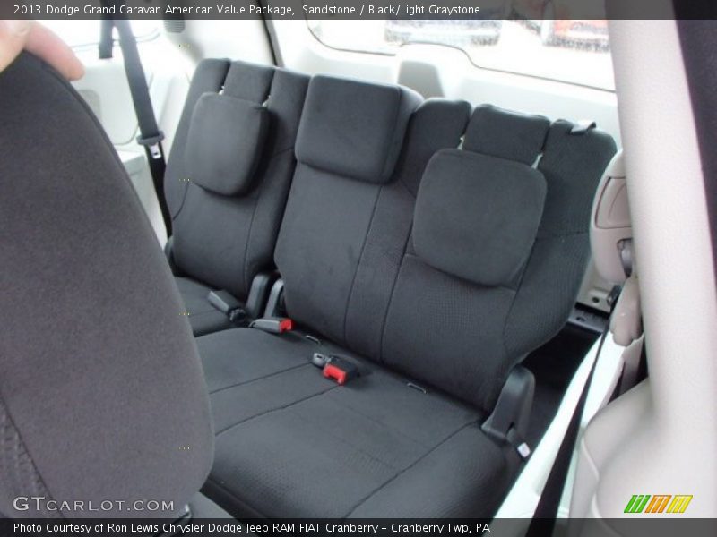 Sandstone / Black/Light Graystone 2013 Dodge Grand Caravan American Value Package