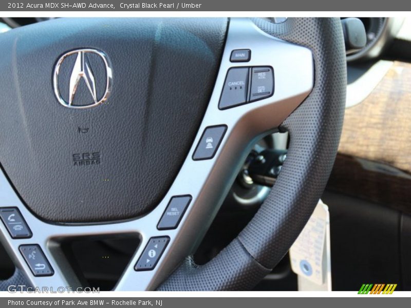 Crystal Black Pearl / Umber 2012 Acura MDX SH-AWD Advance