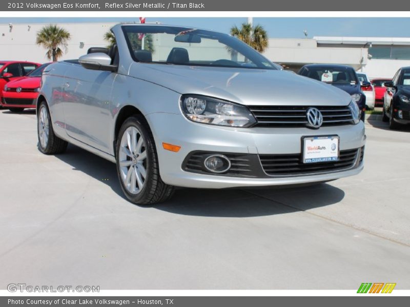 Reflex Silver Metallic / Titan Black 2012 Volkswagen Eos Komfort